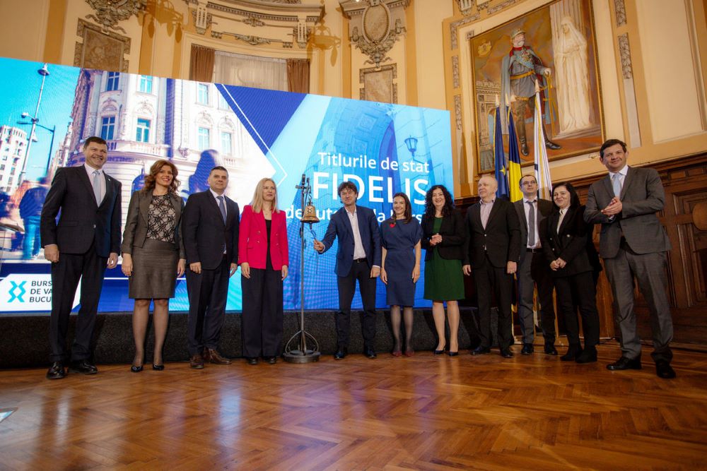 This year first Fidelis government bonds debuted on the Bucharest Stock Exchange