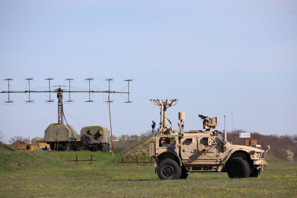 Live fire exercise of the U.S. Army’s newest counter-drone system in Capu Midia, Romania
