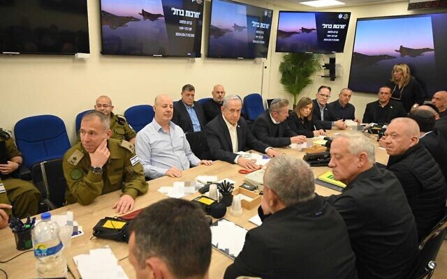Israeli media: Israel’s war cabinet agrees on forceful’ response to Iran